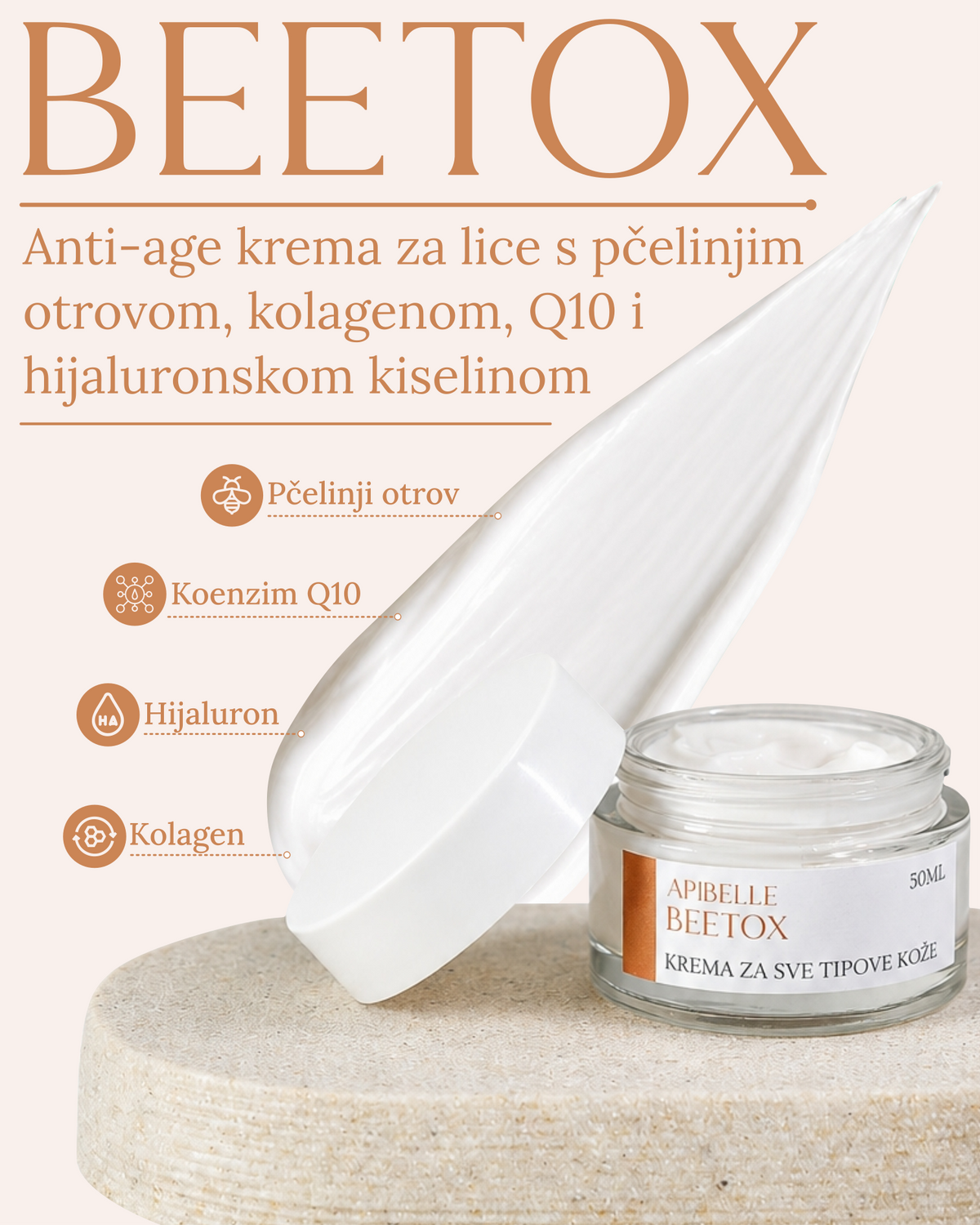 Apibelle Beetox krema za lice benefiti