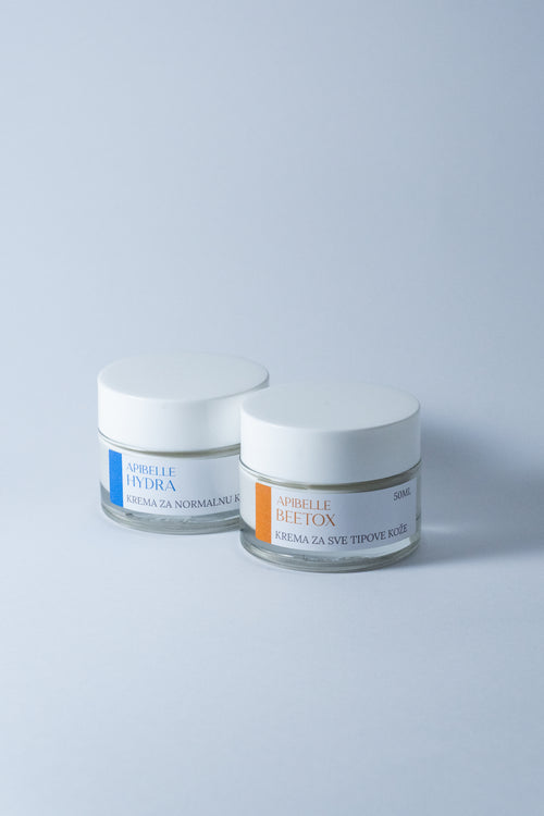 apibelle hydra hranjiva krema i apibelle beetox anti-age krema s pčelinjim otrovom, 50 ml